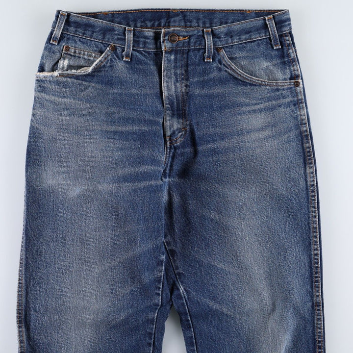 Dickies Regular Fit Straight Denim Pants, Men's Size W34 (approx.) cotton blue type Vintage Second Hand
