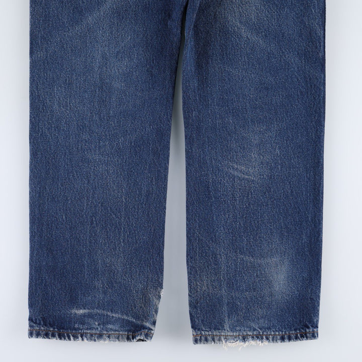 Dickies Regular Fit Straight Denim Pants, Men's Size W34 (approx.) cotton blue type Vintage Second Hand