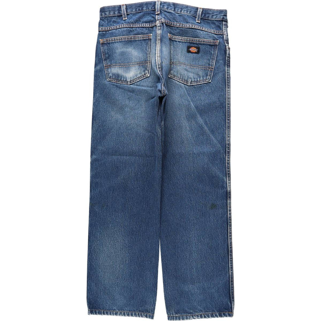 Dickies Straight Denim Pants for Men, W35 cotton blue type Vintage Second Hand