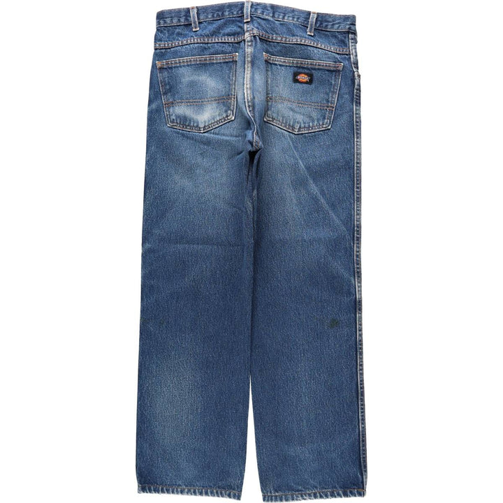 Dickies Straight Denim Pants for Men, W35 cotton blue type Vintage Second Hand
