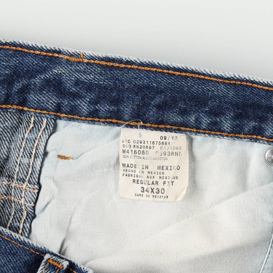 Dickies Straight Denim Pants for Men, W35 cotton blue type Vintage Second Hand