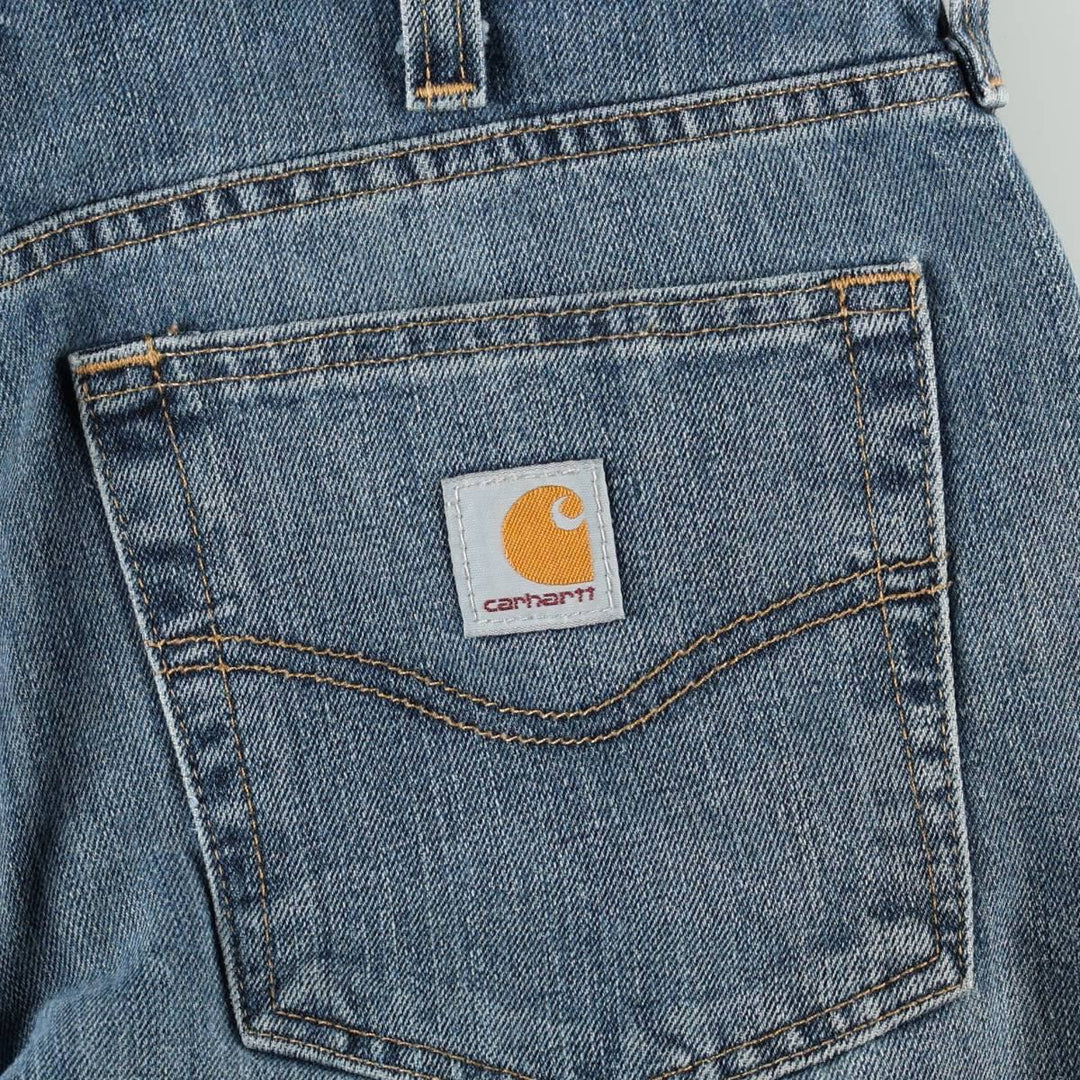 Carhartt Tapered Denim Pants for Men, W33 equivalent cotton blue type Vintage Second Hand