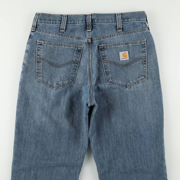 Carhartt Tapered Denim Pants for Men, W33 equivalent cotton blue type Vintage Second Hand