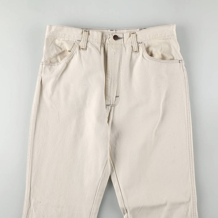 90'S Rustler White Denim Tapered Jeans, Made in USA, Men's Size W32 (approx.), Vintage unclear white type Vintage Second Hand