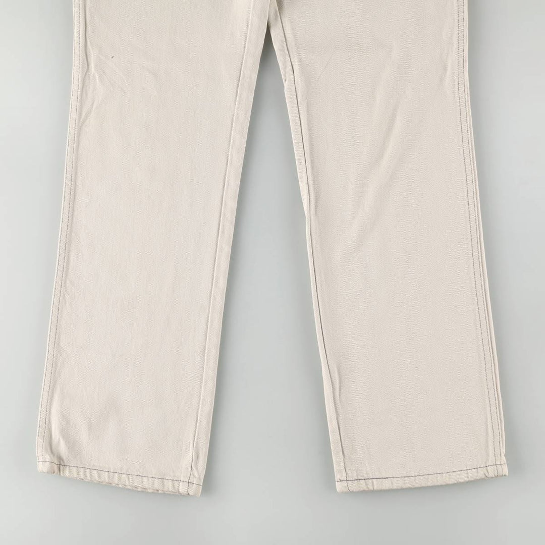 90'S Rustler White Denim Tapered Jeans, Made in USA, Men's Size W32 (approx.), Vintage unclear white type Vintage Second Hand