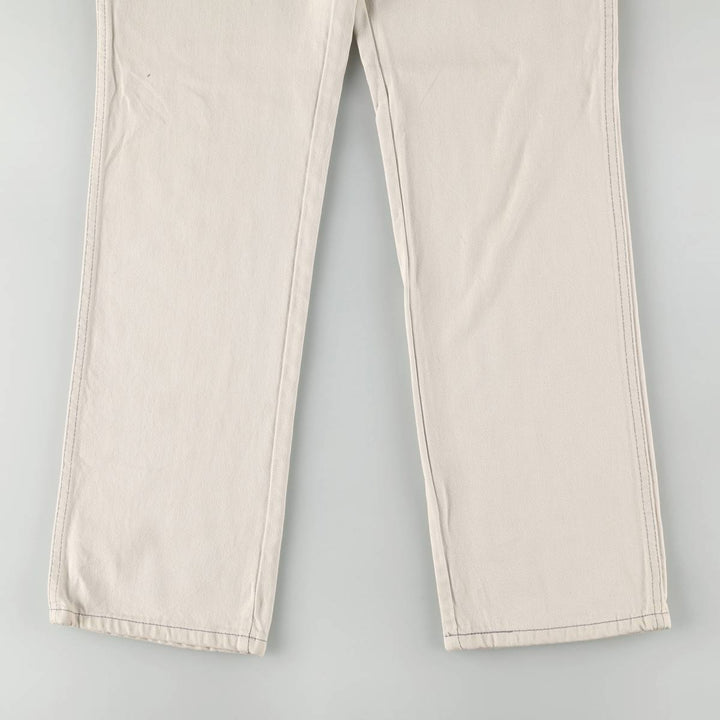 90'S Rustler White Denim Tapered Jeans, Made in USA, Men's Size W32 (approx.), Vintage unclear white type Vintage Second Hand