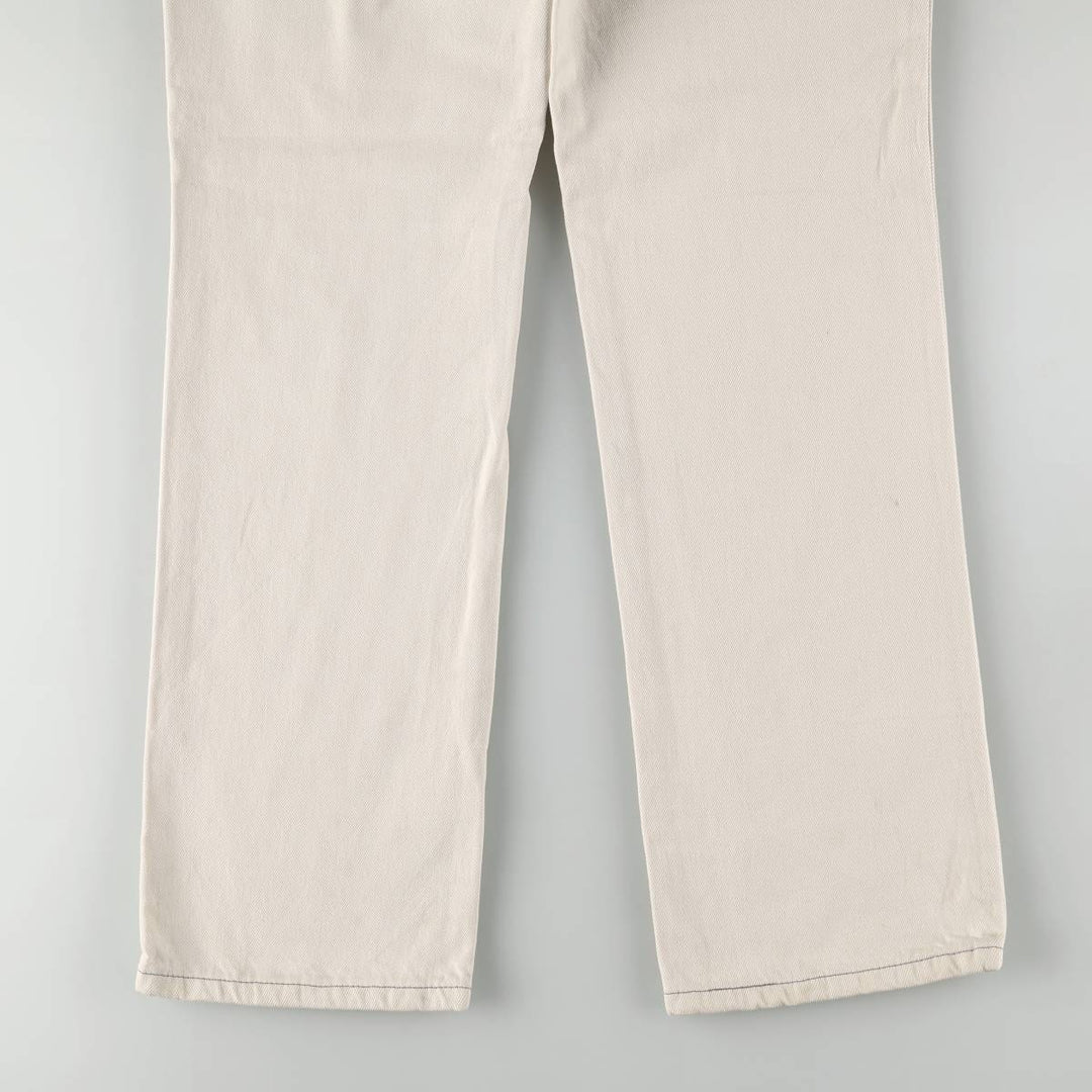 90'S Rustler White Denim Tapered Jeans, Made in USA, Men's Size W32 (approx.), Vintage unclear white type Vintage Second Hand