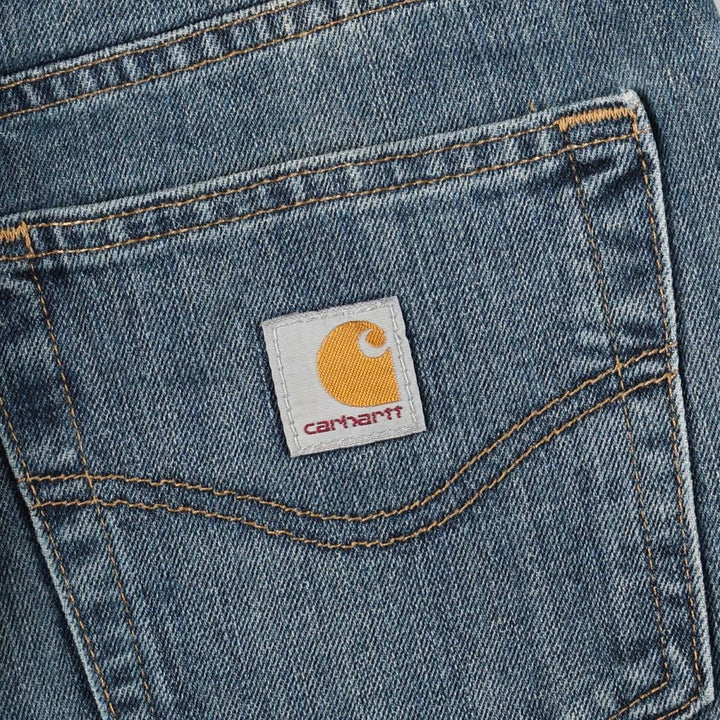 Carhartt Relaxed Fit Tapered Denim Pants for Men, W31 equivalent cotton blue type Vintage Second Hand
