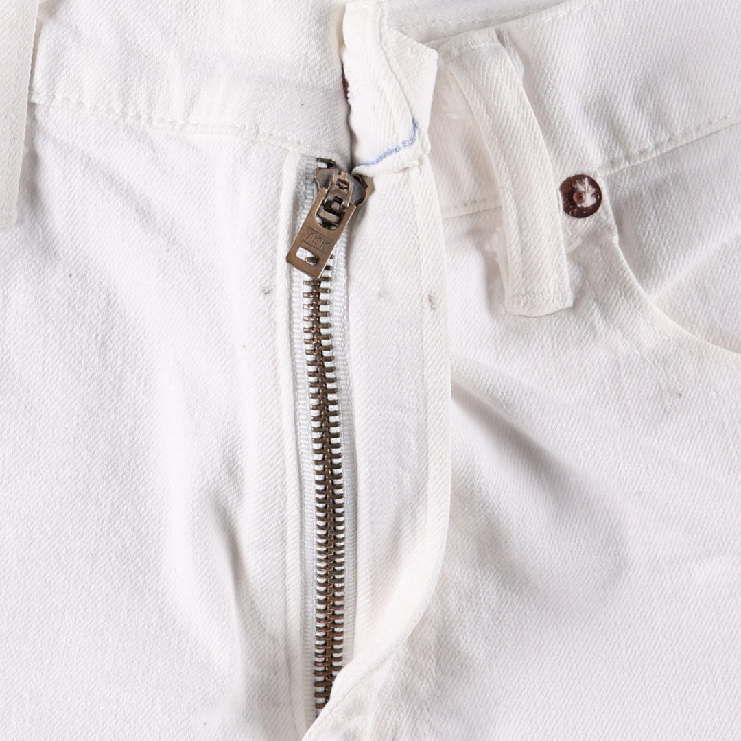 Ralph Lauren POLO RALPH LAUREN tapered denim pants for men, W38 equivalent cotton white type Vintage Second Hand