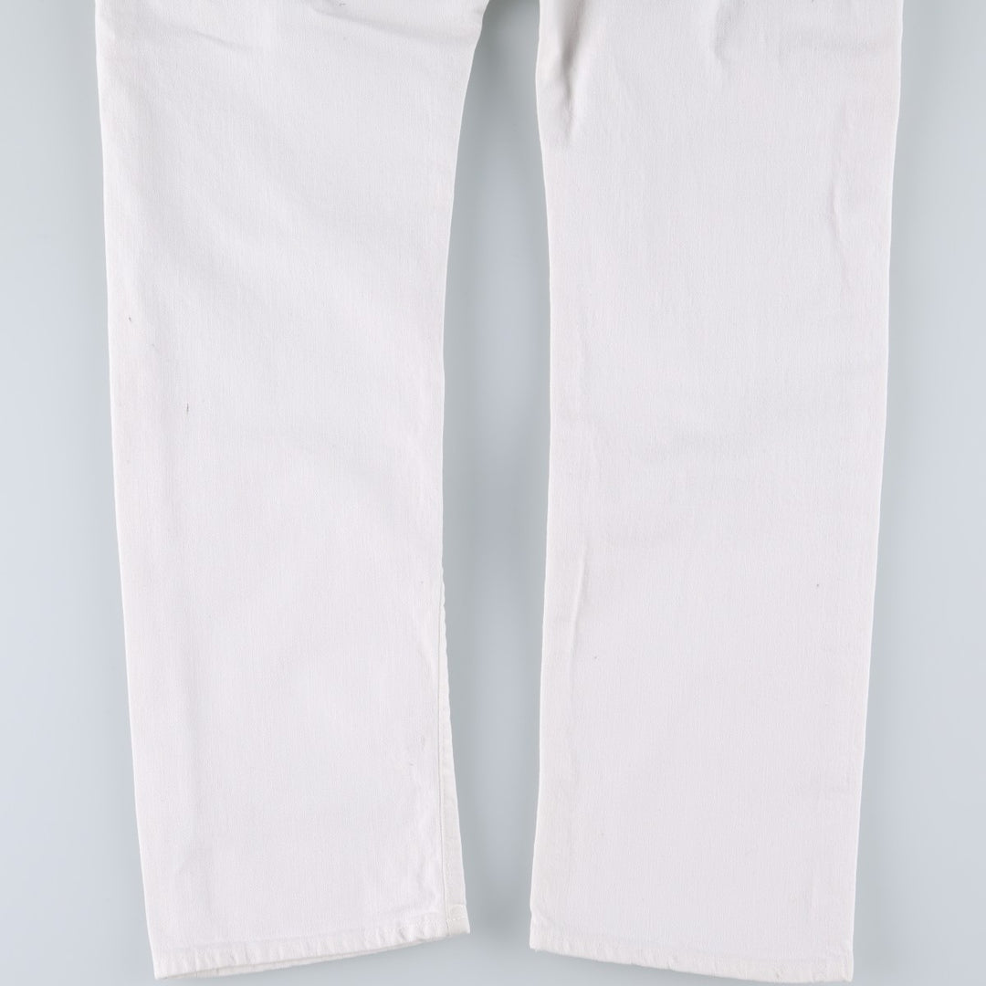 Ralph Lauren POLO RALPH LAUREN tapered denim pants for men, W38 equivalent cotton white type Vintage Second Hand