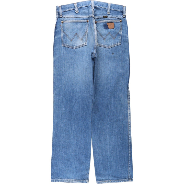 Wrangler tapered denim pants, men's size W31 (approx.) unclear blue type Vintage Second Hand
