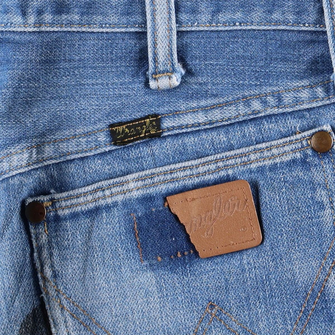 Wrangler tapered denim pants, men's size W31 (approx.) unclear blue type Vintage Second Hand
