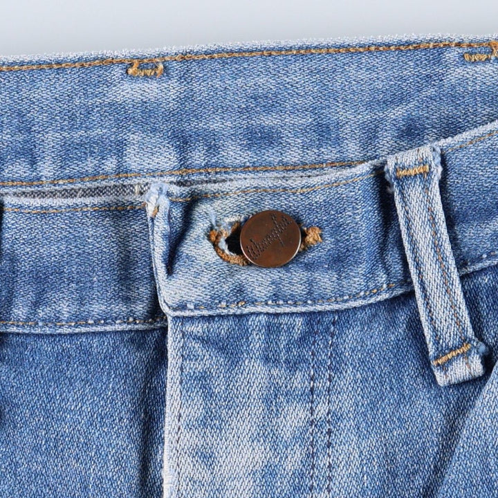 Wrangler tapered denim pants, men's size W31 (approx.) unclear blue type Vintage Second Hand
