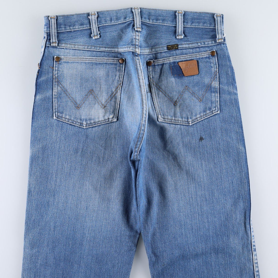 Wrangler tapered denim pants, men's size W31 (approx.) unclear blue type Vintage Second Hand