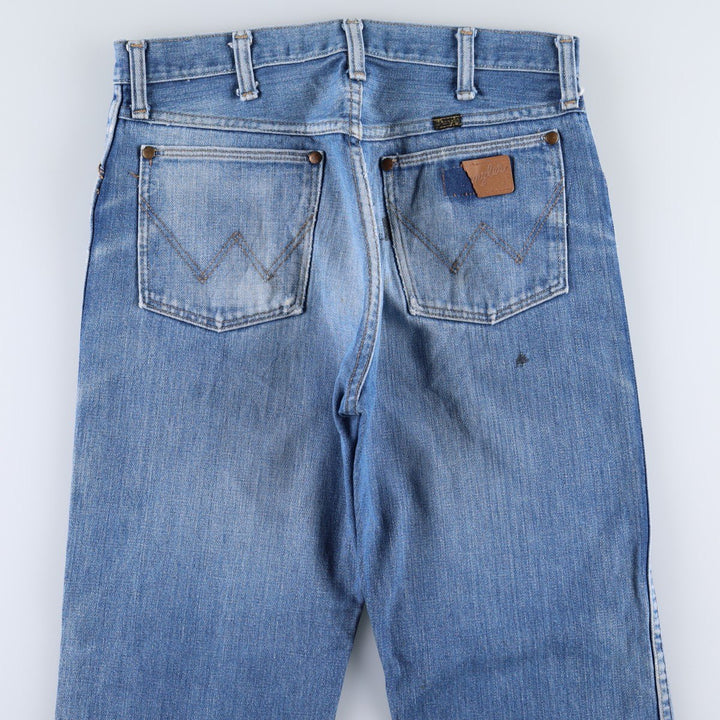 Wrangler tapered denim pants, men's size W31 (approx.) unclear blue type Vintage Second Hand