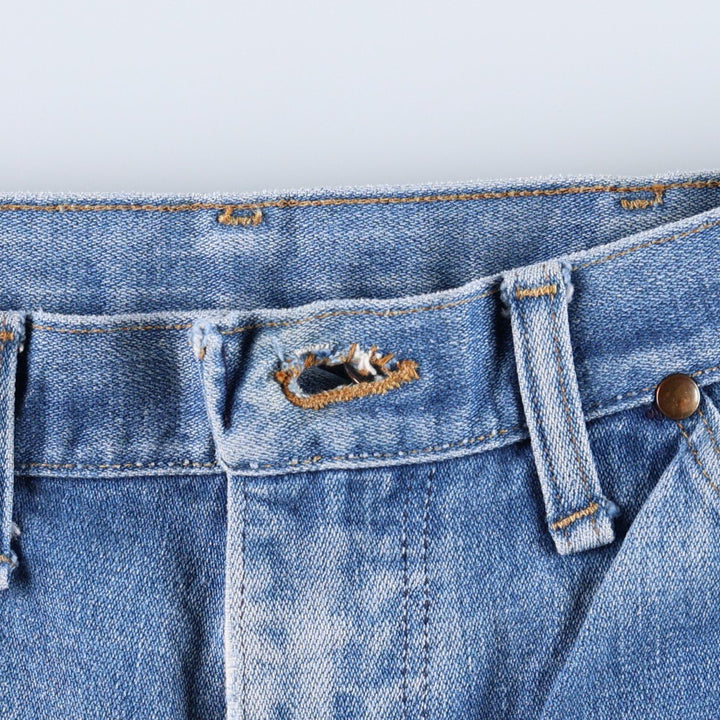 Wrangler tapered denim pants, men's size W31 (approx.) unclear blue type Vintage Second Hand