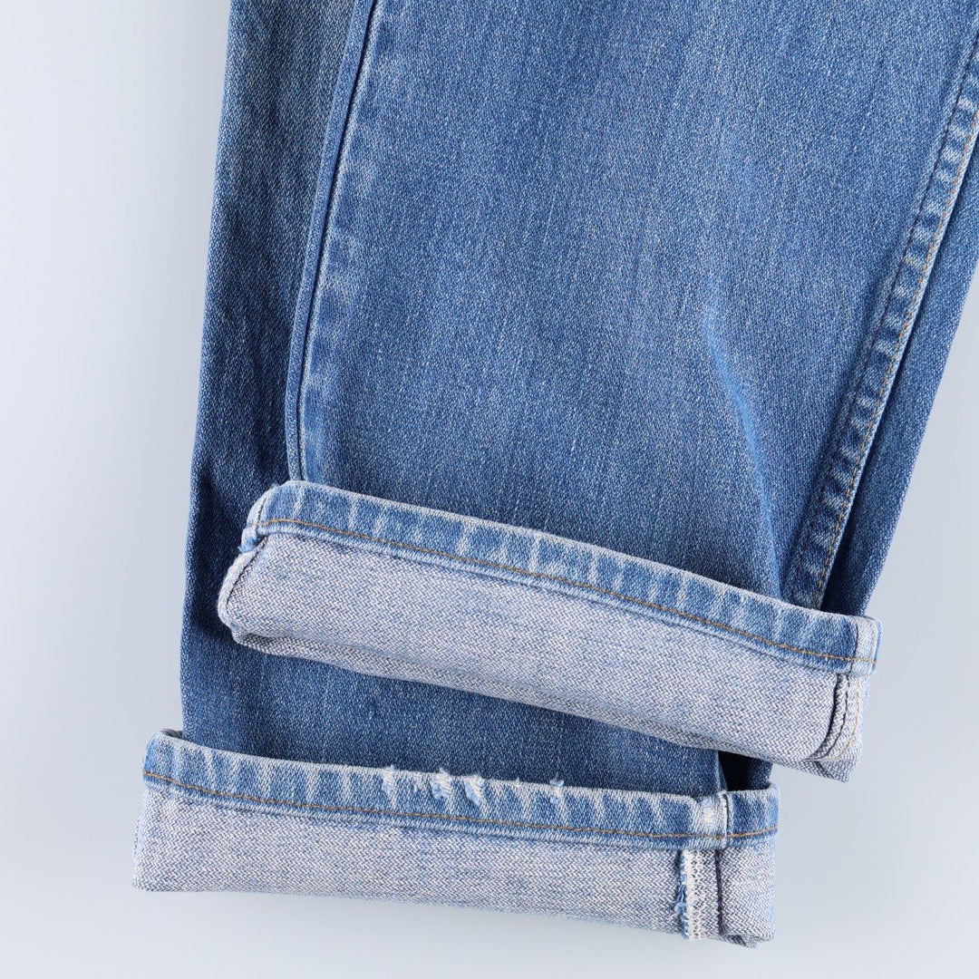 Wrangler tapered denim pants, men's size W31 (approx.) unclear blue type Vintage Second Hand