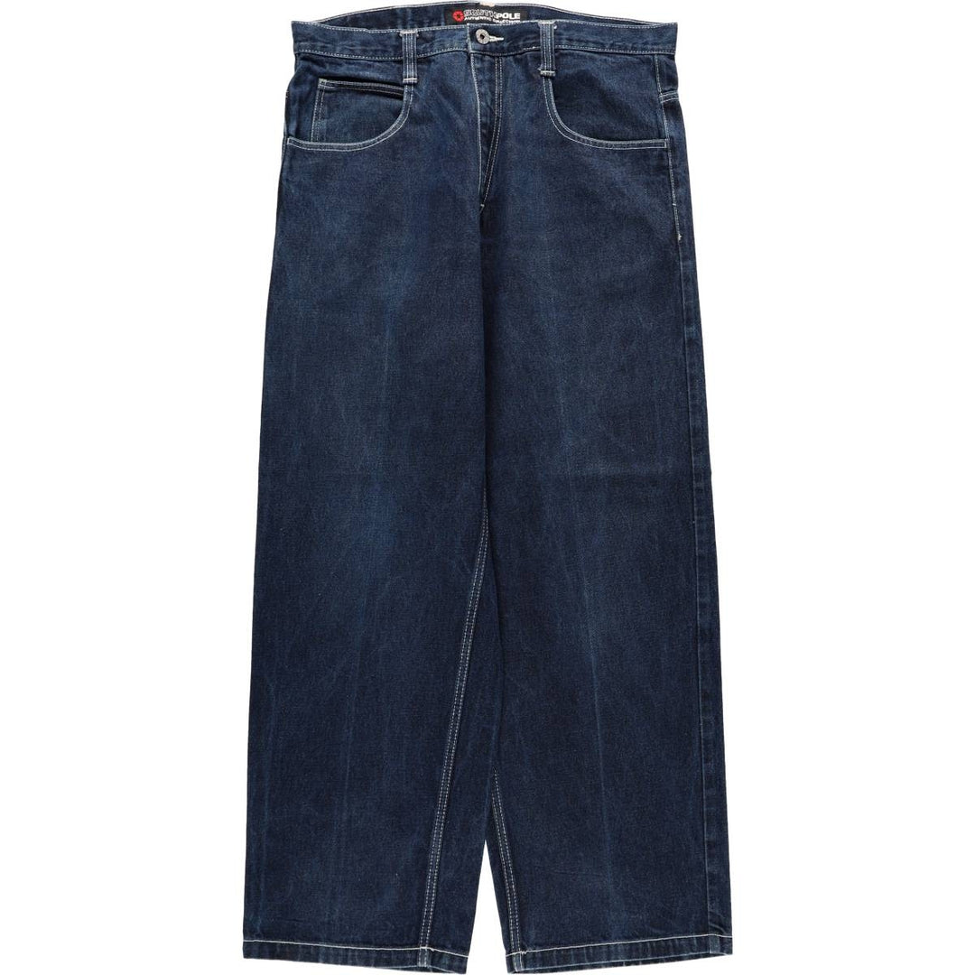 2000'S South Pole Tapered Denim Pants, Men's Size W36 (approx.) cotton blue type Vintage Second Hand