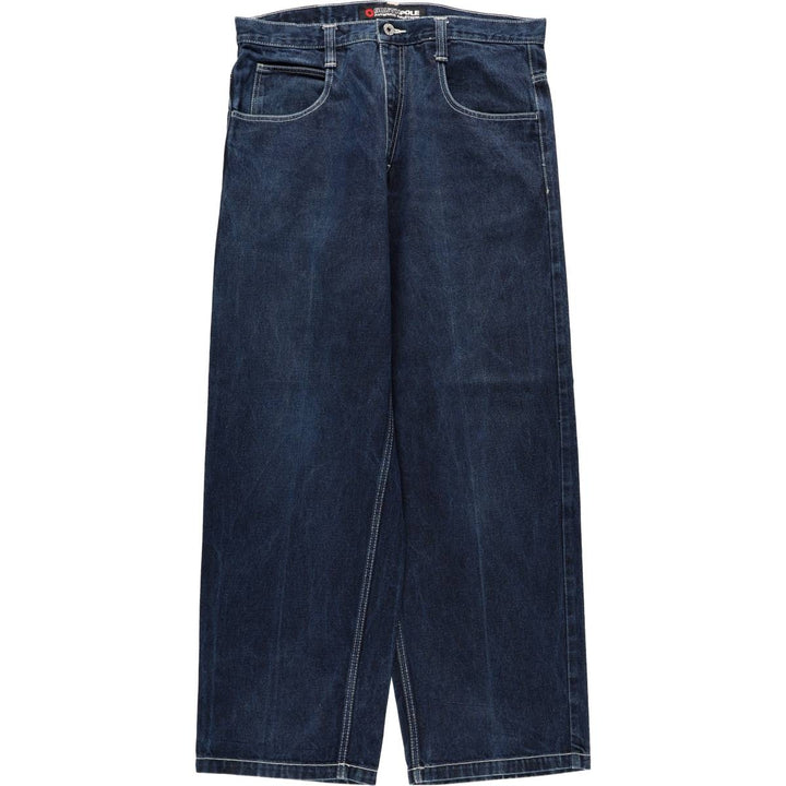 2000'S South Pole Tapered Denim Pants, Men's Size W36 (approx.) cotton blue type Vintage Second Hand