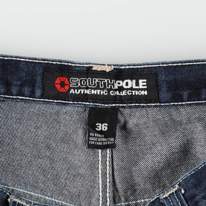 2000'S South Pole Tapered Denim Pants, Men's Size W36 (approx.) cotton blue type Vintage Second Hand