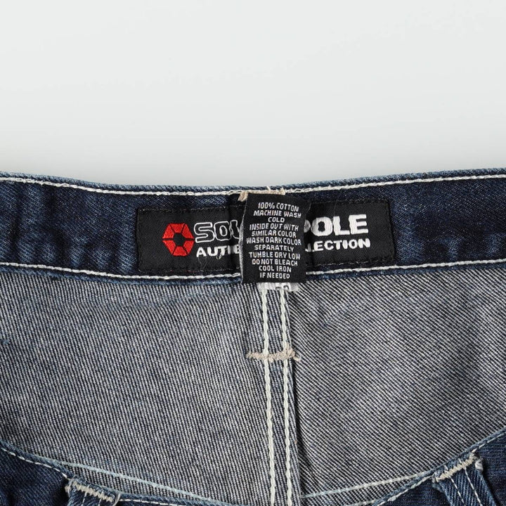 2000'S South Pole Tapered Denim Pants, Men's Size W36 (approx.) cotton blue type Vintage Second Hand