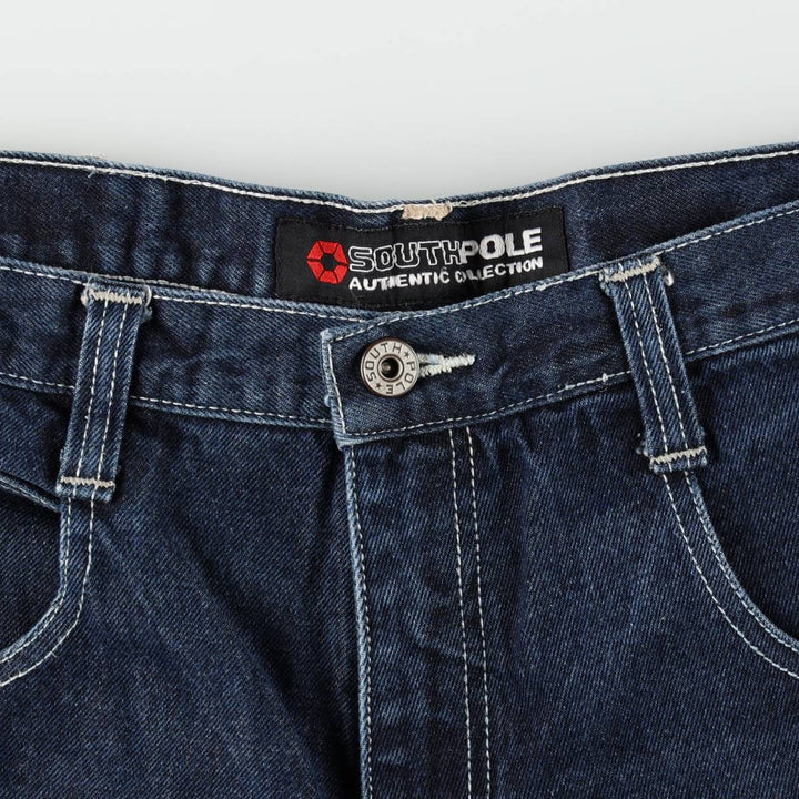 2000'S South Pole Tapered Denim Pants, Men's Size W36 (approx.) cotton blue type Vintage Second Hand