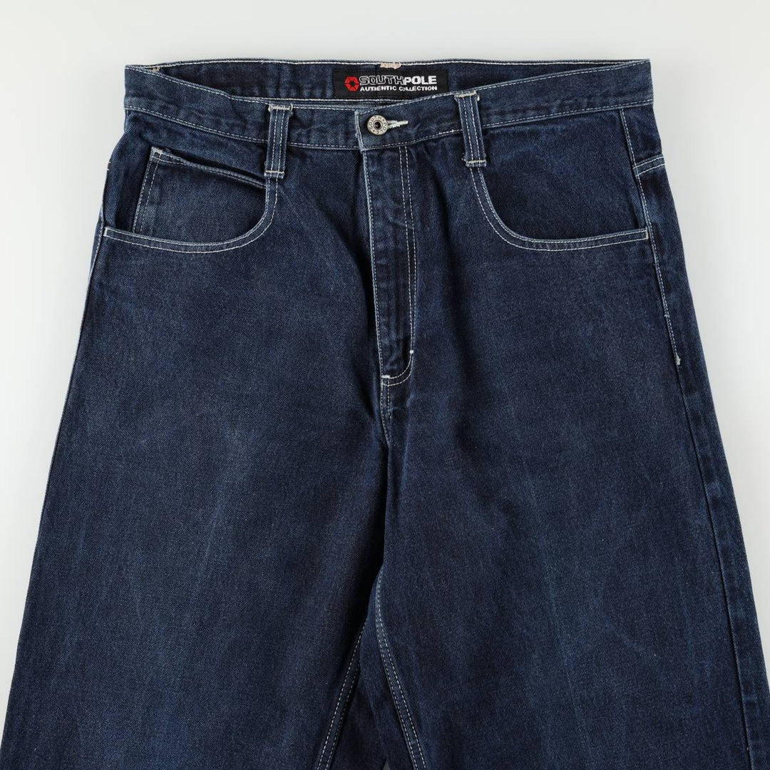 2000'S South Pole Tapered Denim Pants, Men's Size W36 (approx.) cotton blue type Vintage Second Hand