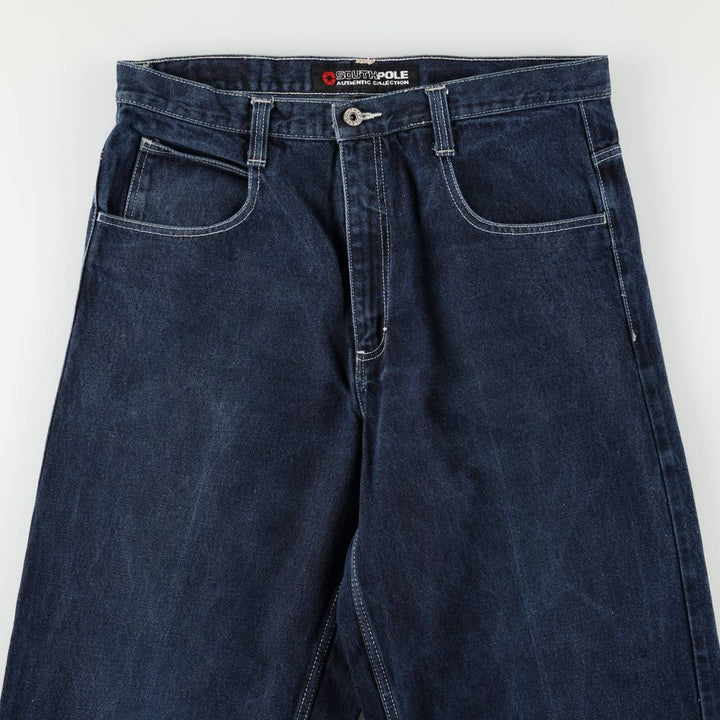 2000'S South Pole Tapered Denim Pants, Men's Size W36 (approx.) cotton blue type Vintage Second Hand