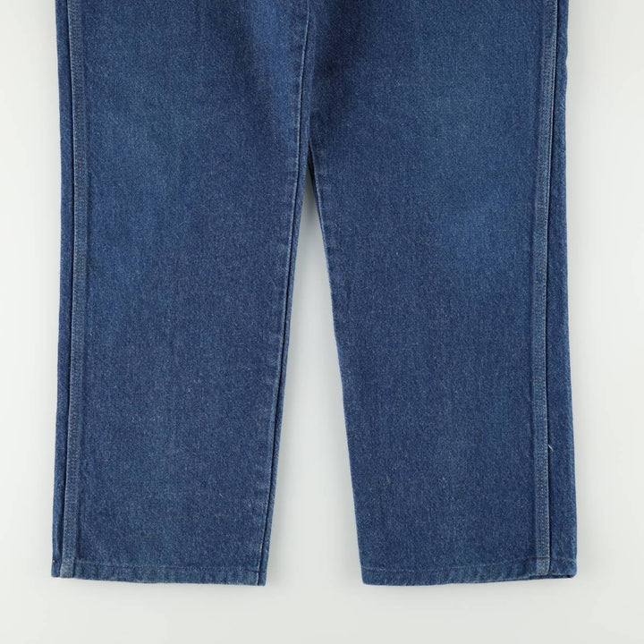 80s-90'S Wrangler Tapered Denim Pants, Made in USA, Men's Size W37 (approx.), Vintage cotton blue type Vintage Second Hand