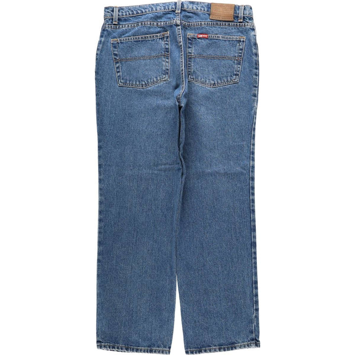 2000'S Ralph Lauren POLO JEANS COMPANY Straight Denim Pants, Women's XXL (equivalent to W36) cotton blue type Vintage Second Hand