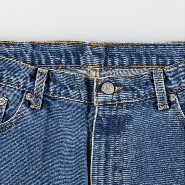 2000'S Ralph Lauren POLO JEANS COMPANY Straight Denim Pants, Women's XXL (equivalent to W36) cotton blue type Vintage Second Hand