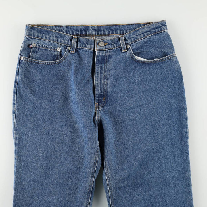 2000'S Ralph Lauren POLO JEANS COMPANY Straight Denim Pants, Women's XXL (equivalent to W36) cotton blue type Vintage Second Hand