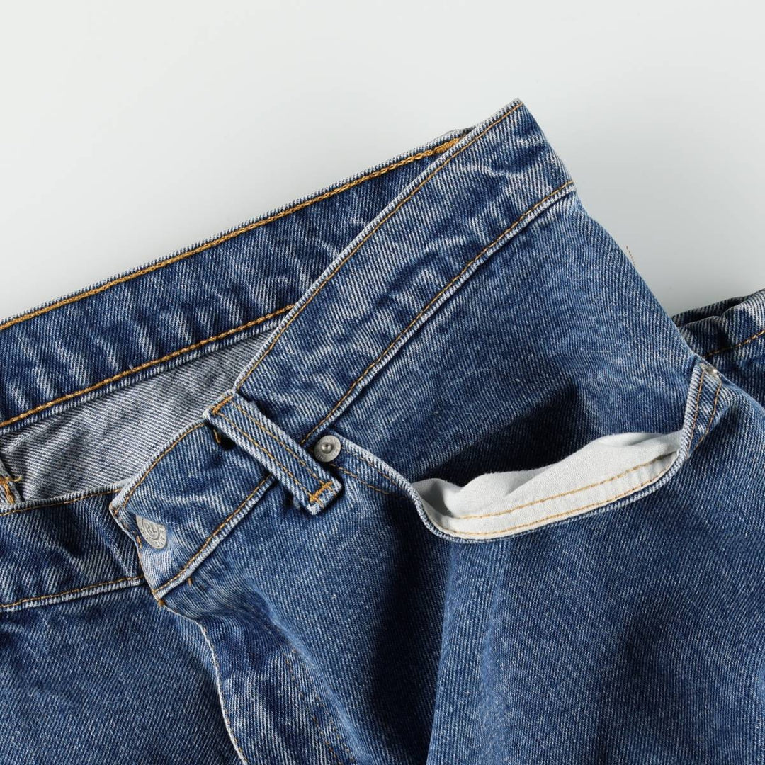 2000'S Ralph Lauren POLO JEANS COMPANY Straight Denim Pants, Women's XXL (equivalent to W36) cotton blue type Vintage Second Hand
