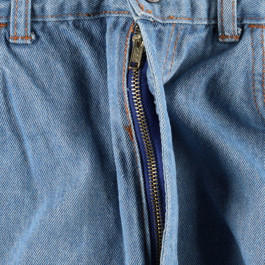 Straight-leg denim pants, men's size W30 equivalent. unclear blue type Vintage Second Hand