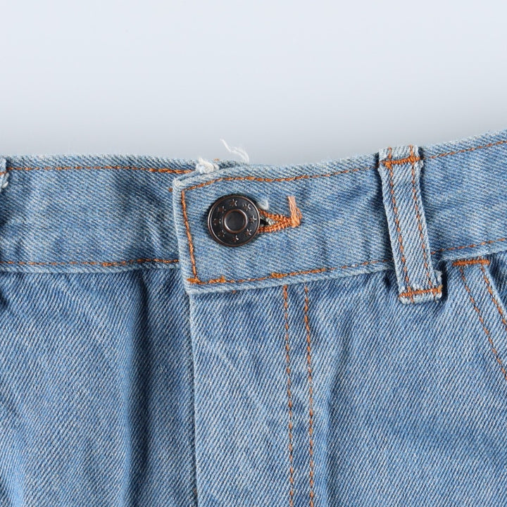 Straight-leg denim pants, men's size W30 equivalent. unclear blue type Vintage Second Hand