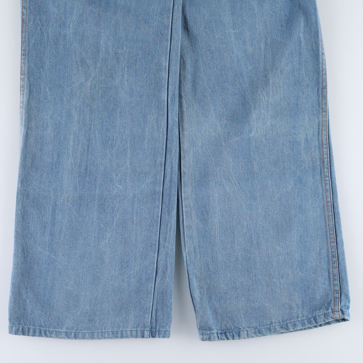 Straight-leg denim pants, men's size W30 equivalent. unclear blue type Vintage Second Hand