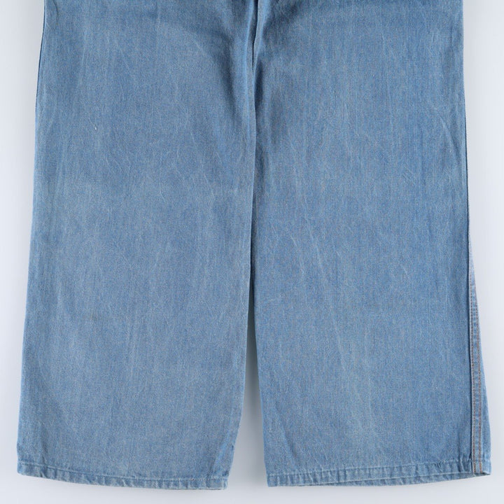 Straight-leg denim pants, men's size W30 equivalent. unclear blue type Vintage Second Hand