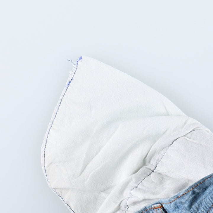 Straight-leg denim pants, men's size W30 equivalent. unclear blue type Vintage Second Hand