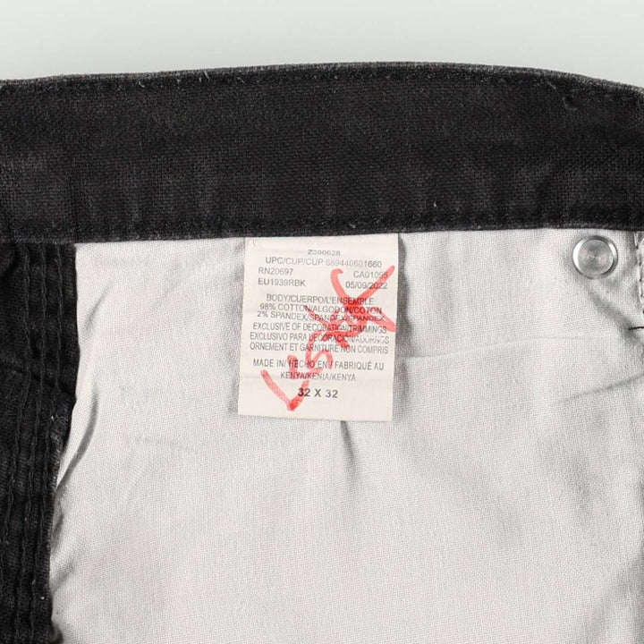 Dickies Duck Painter Pants Men's W34 equivalent cotton black type Vintage Second Hand