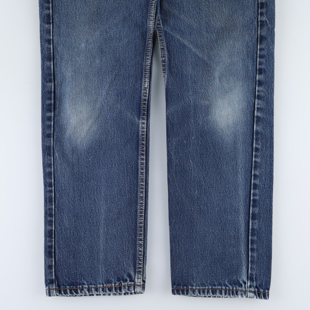 Levi's 505 tapered denim pants for men, equivalent to w32 cotton blue type Vintage Second Hand
