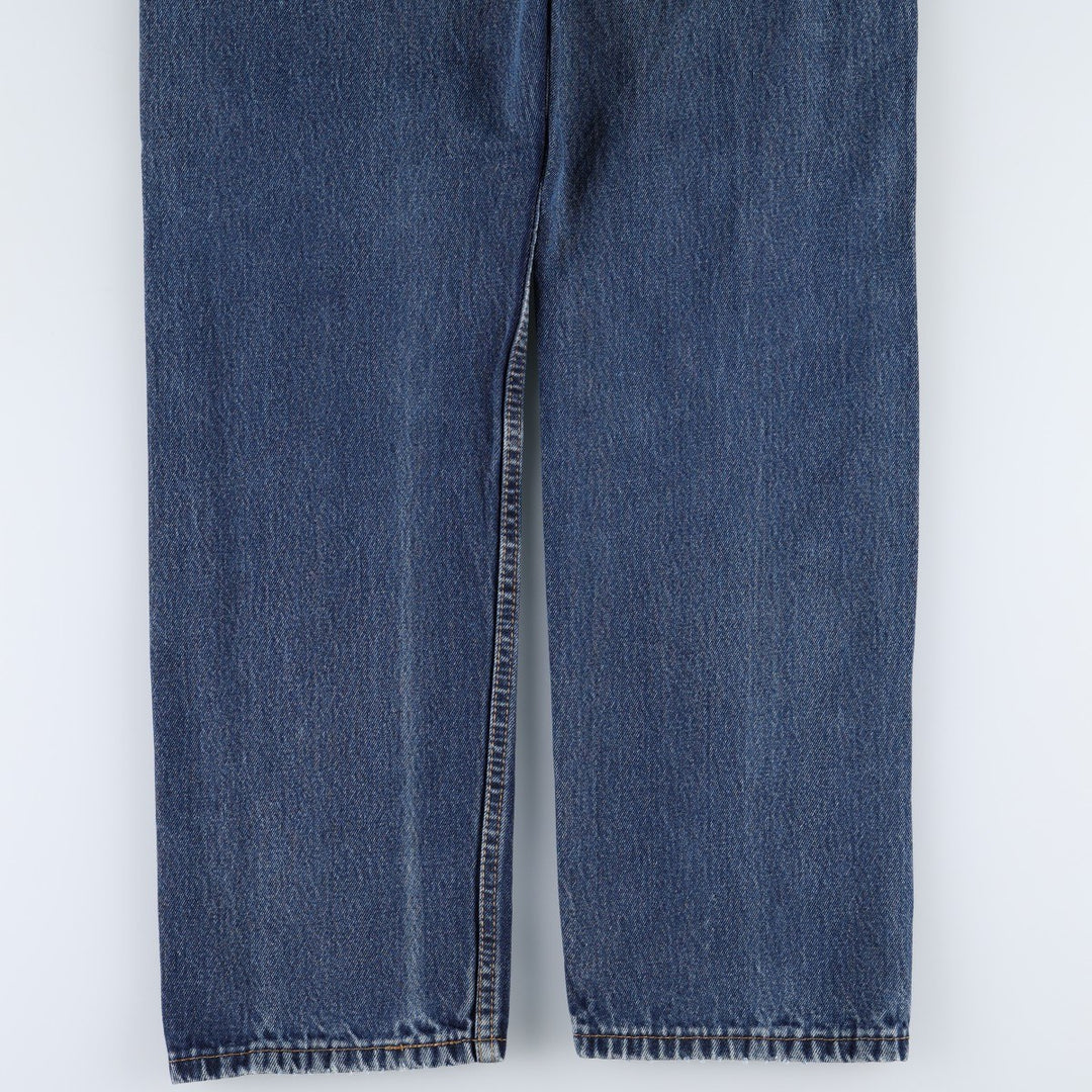 Levi's 505 tapered denim pants for men, equivalent to w32 cotton blue type Vintage Second Hand