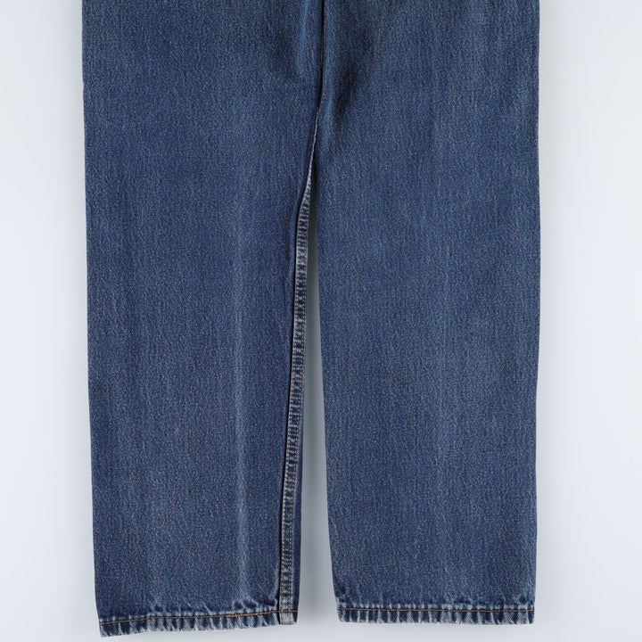 Levi's 505 tapered denim pants for men, equivalent to w32 cotton blue type Vintage Second Hand