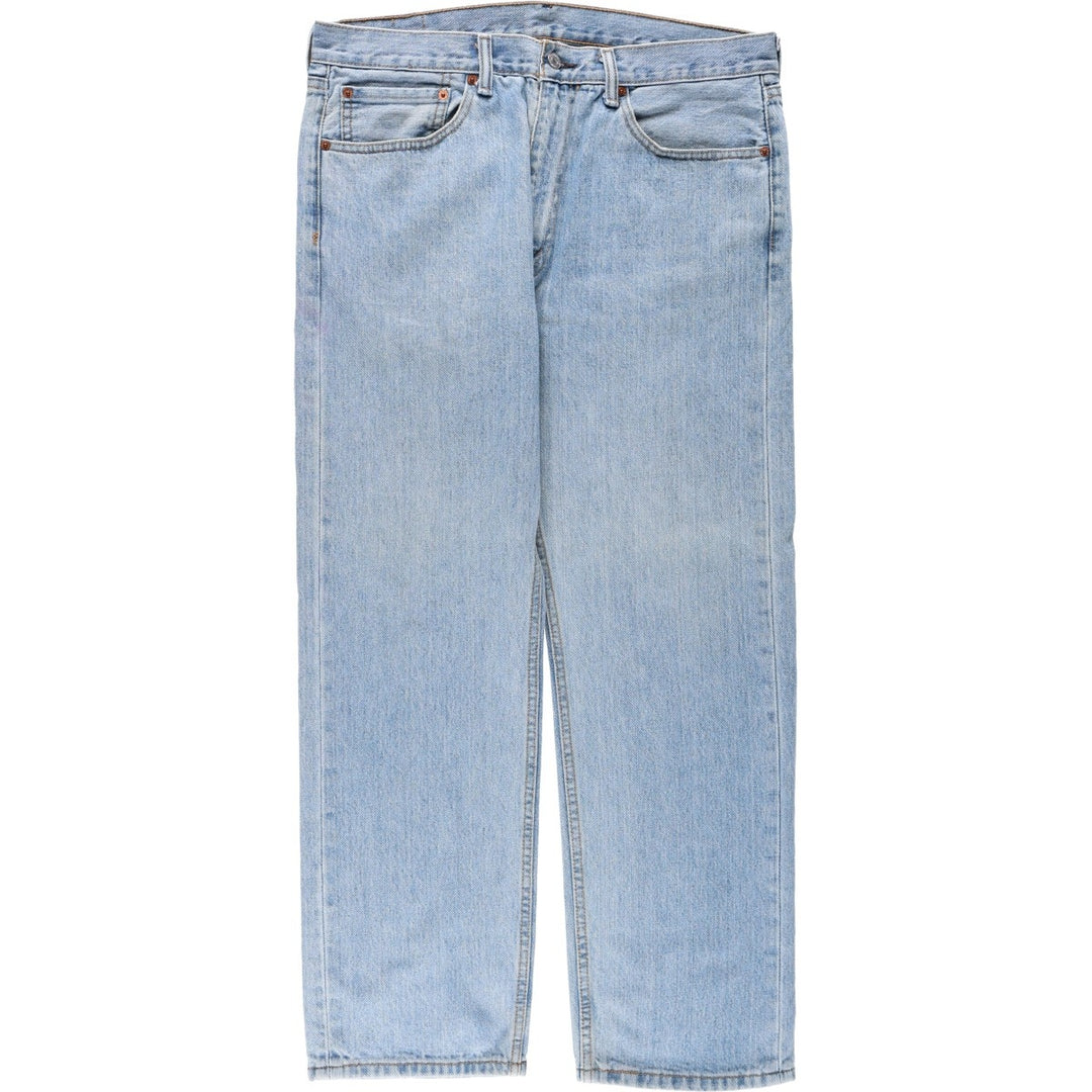 Levi's 505 tapered denim pants for men, size w37 unclear blue type Vintage Second Hand