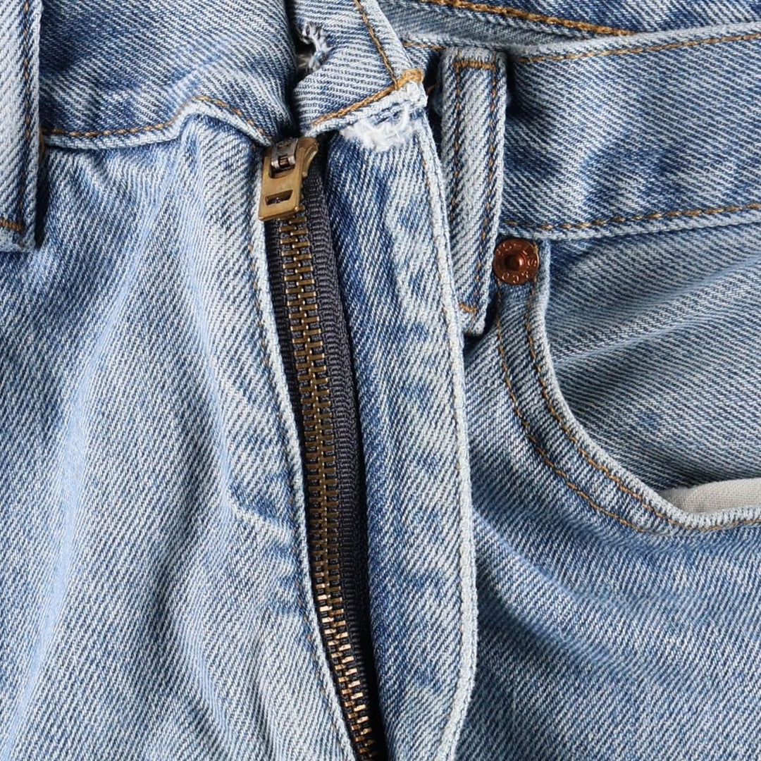 Levi's 505 tapered denim pants for men, size w37 unclear blue type Vintage Second Hand