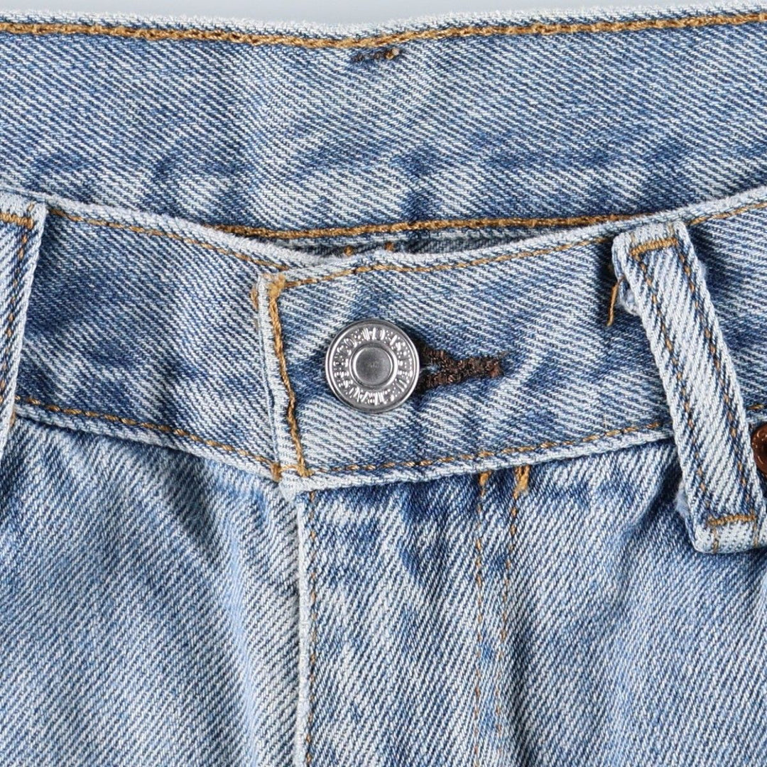 Levi's 505 tapered denim pants for men, size w37 unclear blue type Vintage Second Hand