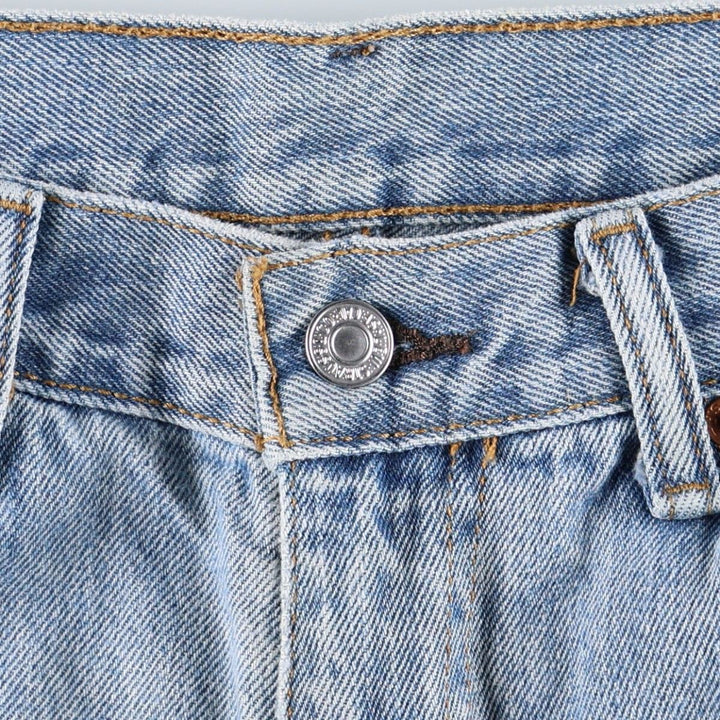 Levi's 505 tapered denim pants for men, size w37 unclear blue type Vintage Second Hand