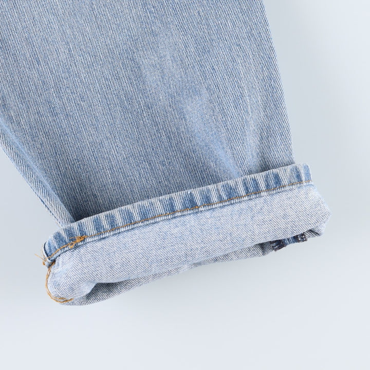 Levi's 505 tapered denim pants for men, size w37 unclear blue type Vintage Second Hand