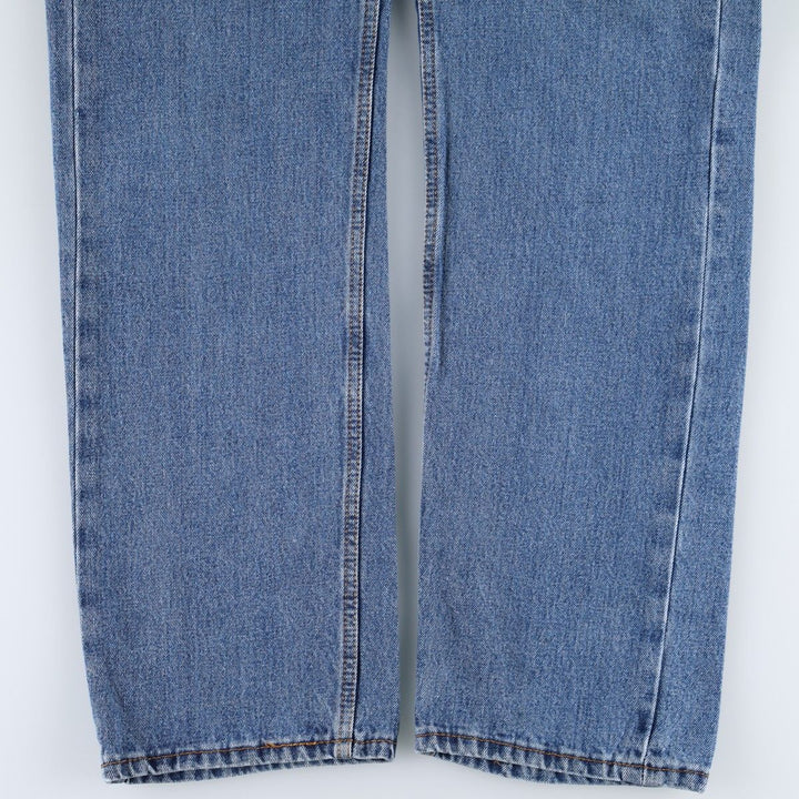 Levi's 505 tapered denim pants for men, size W34 cotton blue type Vintage Second Hand