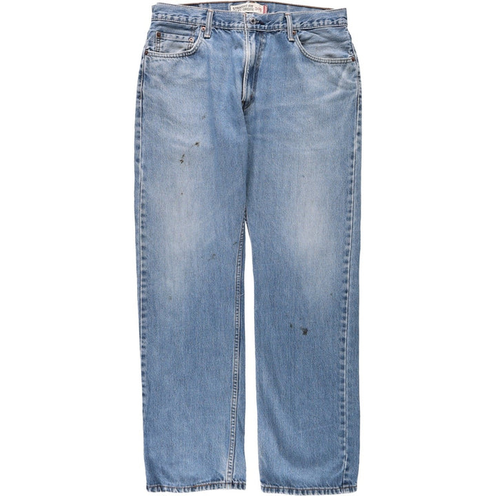 Levi's 505 Straight Fit Coupe Droit Tapered Denim Pants, Men's Size W36 (approx.) cotton blue type Vintage Second Hand