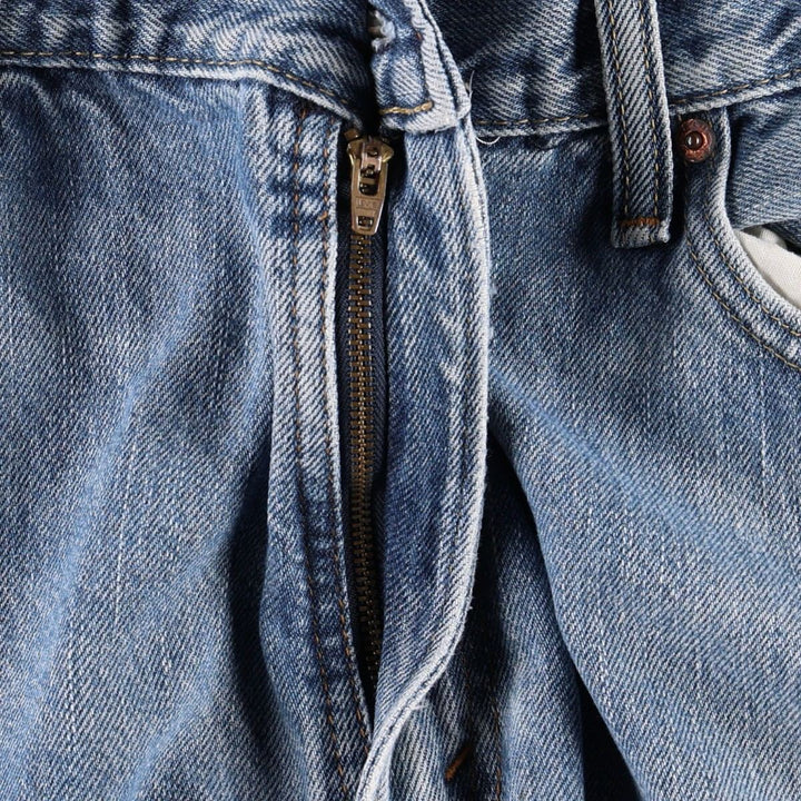 Levi's 505 Straight Fit Coupe Droit Tapered Denim Pants, Men's Size W36 (approx.) cotton blue type Vintage Second Hand